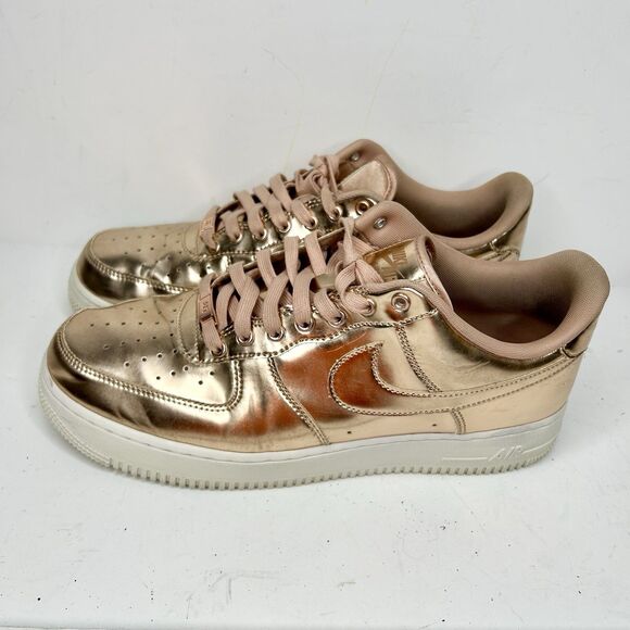 Nike Shoes - Nike Air Force 1 SP Metallic Rose Gold  Size 12.5